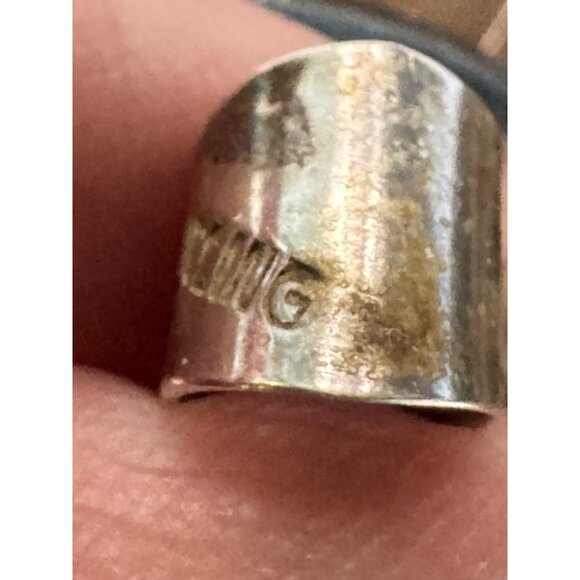 Native American Sterling Silver Bear Pendant 14.12g - Picture 5 of 8